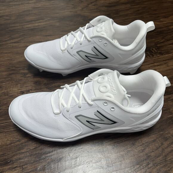 New Balance Men’s Fresh Foam 3000 V6 Molded Baseball Cleats White Size 16 D - Picture 4 of 8